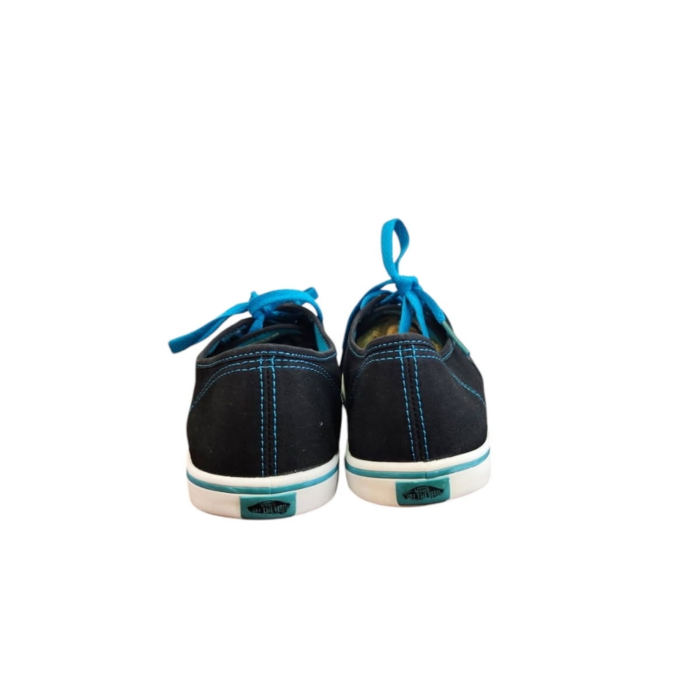 Vans Low Black & Blue Shoes (M7.5, W9) - Picture 4 of 9